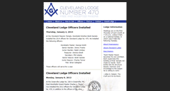 Desktop Screenshot of clevelandlodge.org